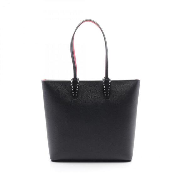 CHRISTIAN LOUBOUTIN Black Leather Tote Bag - Picture 1 of 6